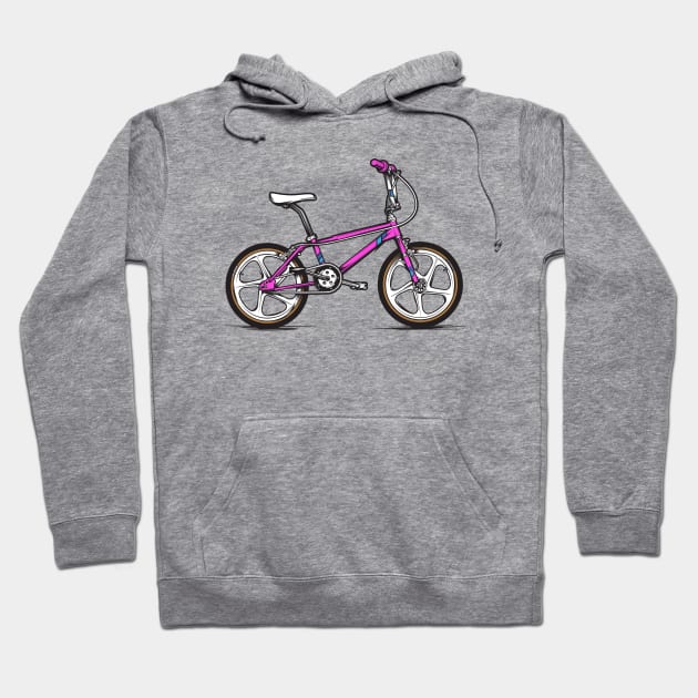 Pink Haro '85 Freestyler Hoodie by Hucker Apparel